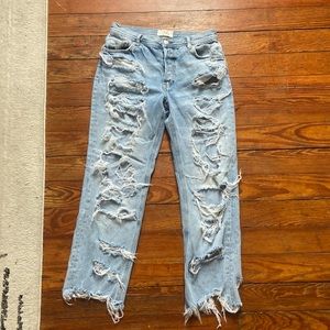 Maggie mid rise thrasher jeans